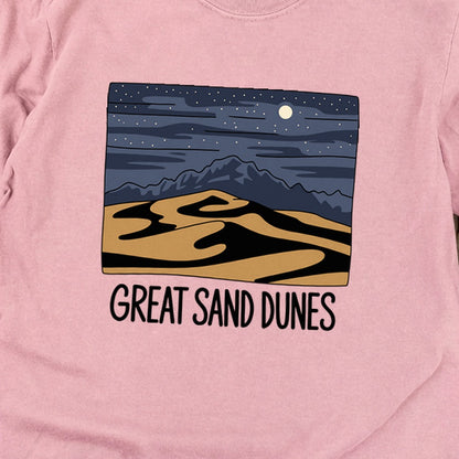 Great Sand Dunes at Night Premium Long Sleeve