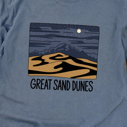 Great Sand Dunes at Night Premium Long Sleeve