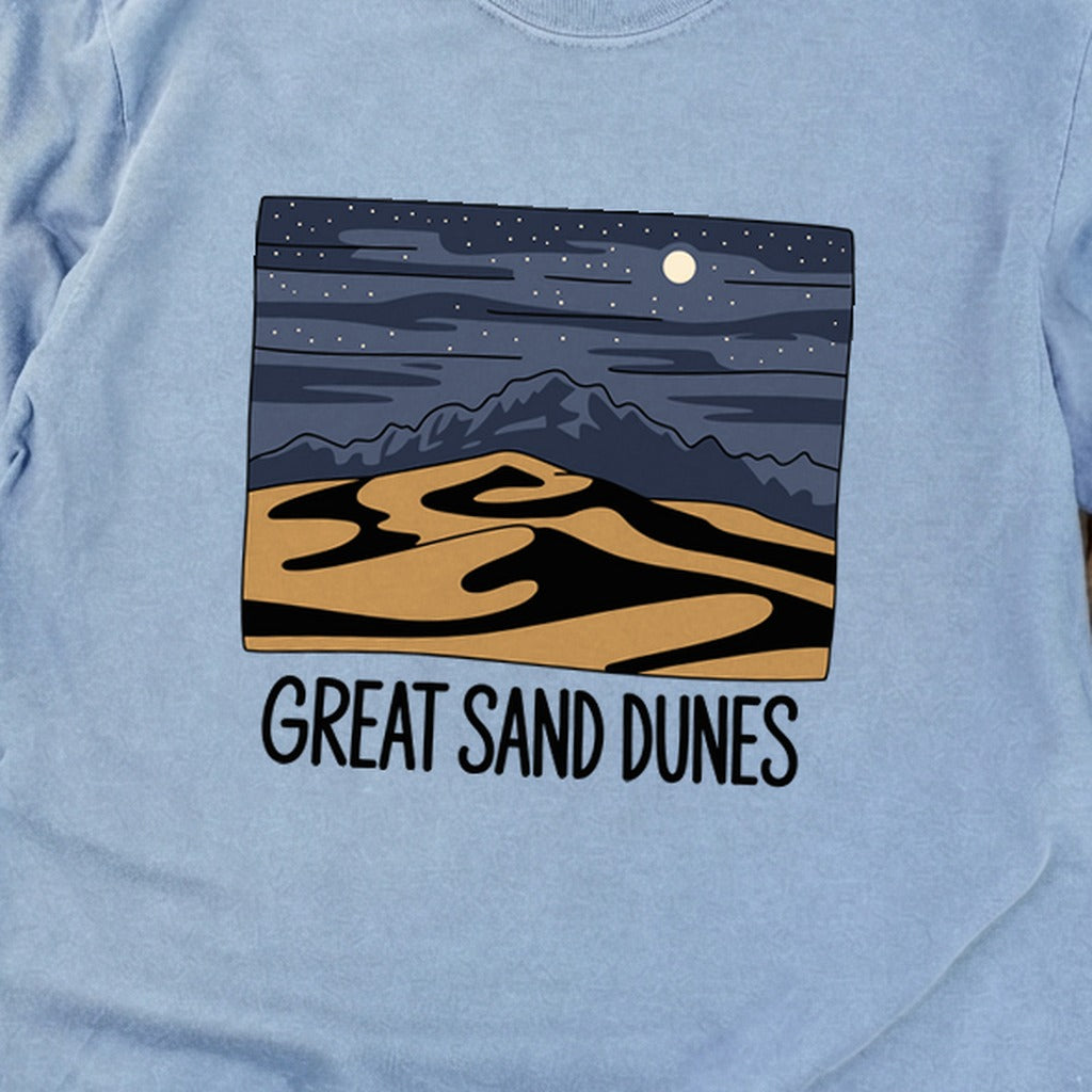 Great Sand Dunes at Night Premium Long Sleeve