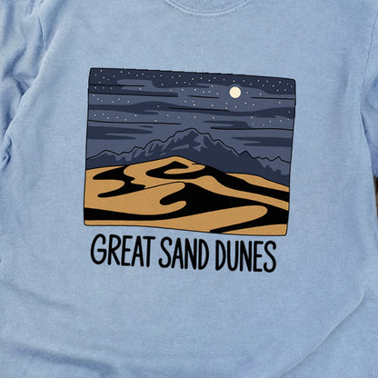 Great Sand Dunes at Night Premium Long Sleeve