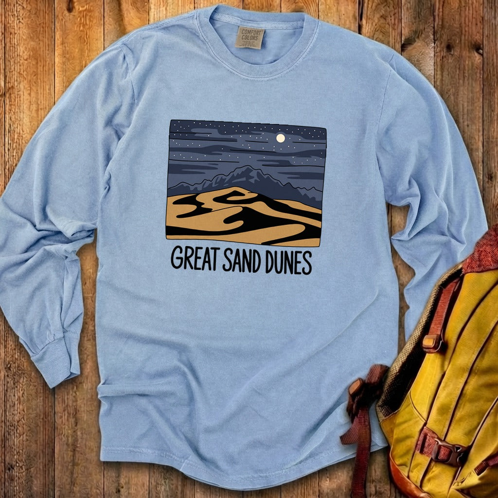 Great Sand Dunes at Night Premium Long Sleeve