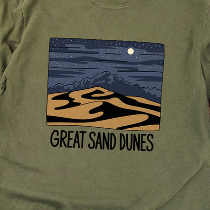 Great Sand Dunes at Night Premium Long Sleeve