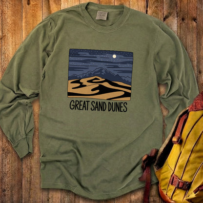Great Sand Dunes at Night Premium Long Sleeve