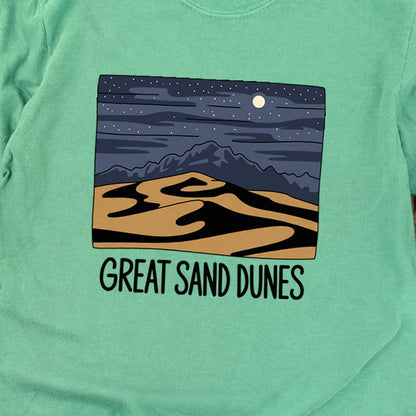 Great Sand Dunes at Night Premium Long Sleeve