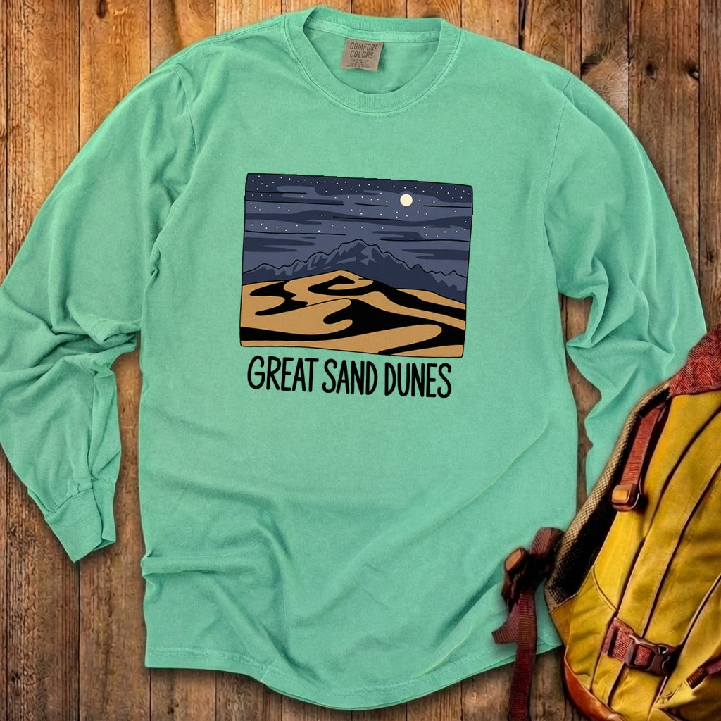 Great Sand Dunes at Night Premium Long Sleeve