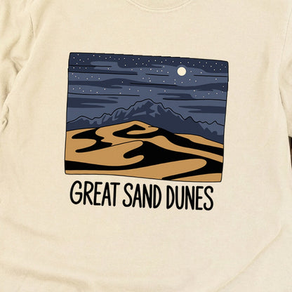 Great Sand Dunes at Night Premium Long Sleeve