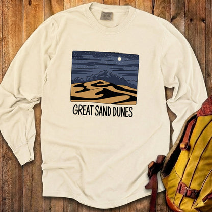 Great Sand Dunes at Night Premium Long Sleeve