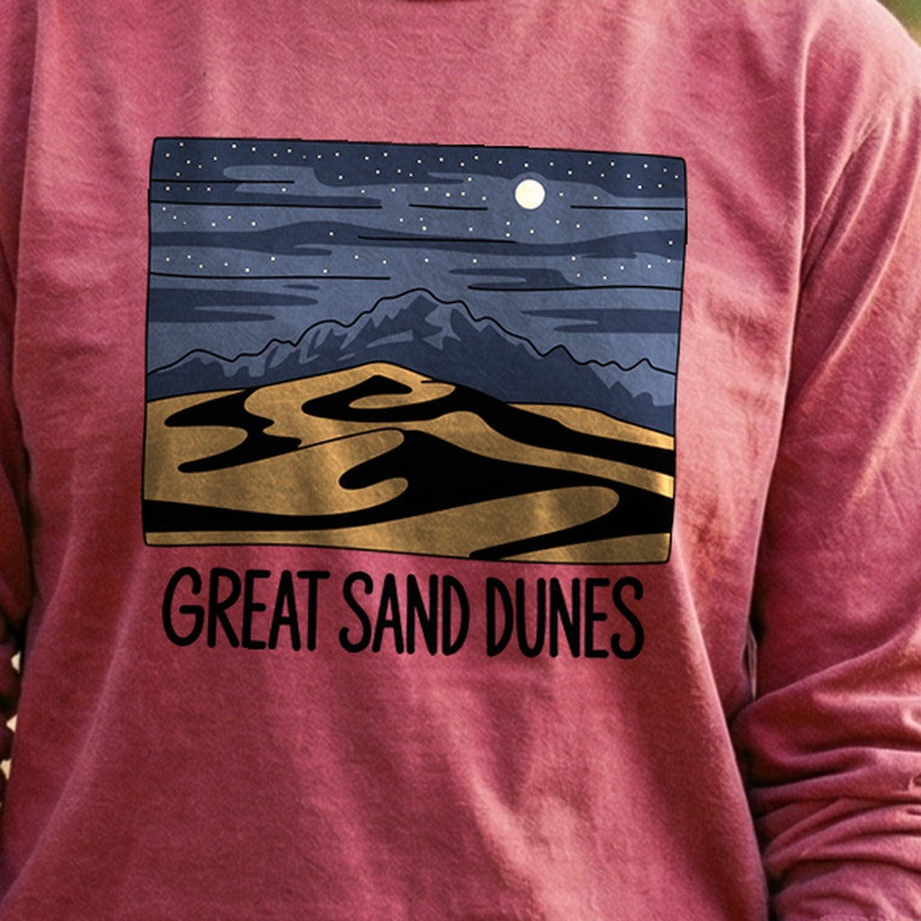 Great Sand Dunes at Night Premium Long Sleeve