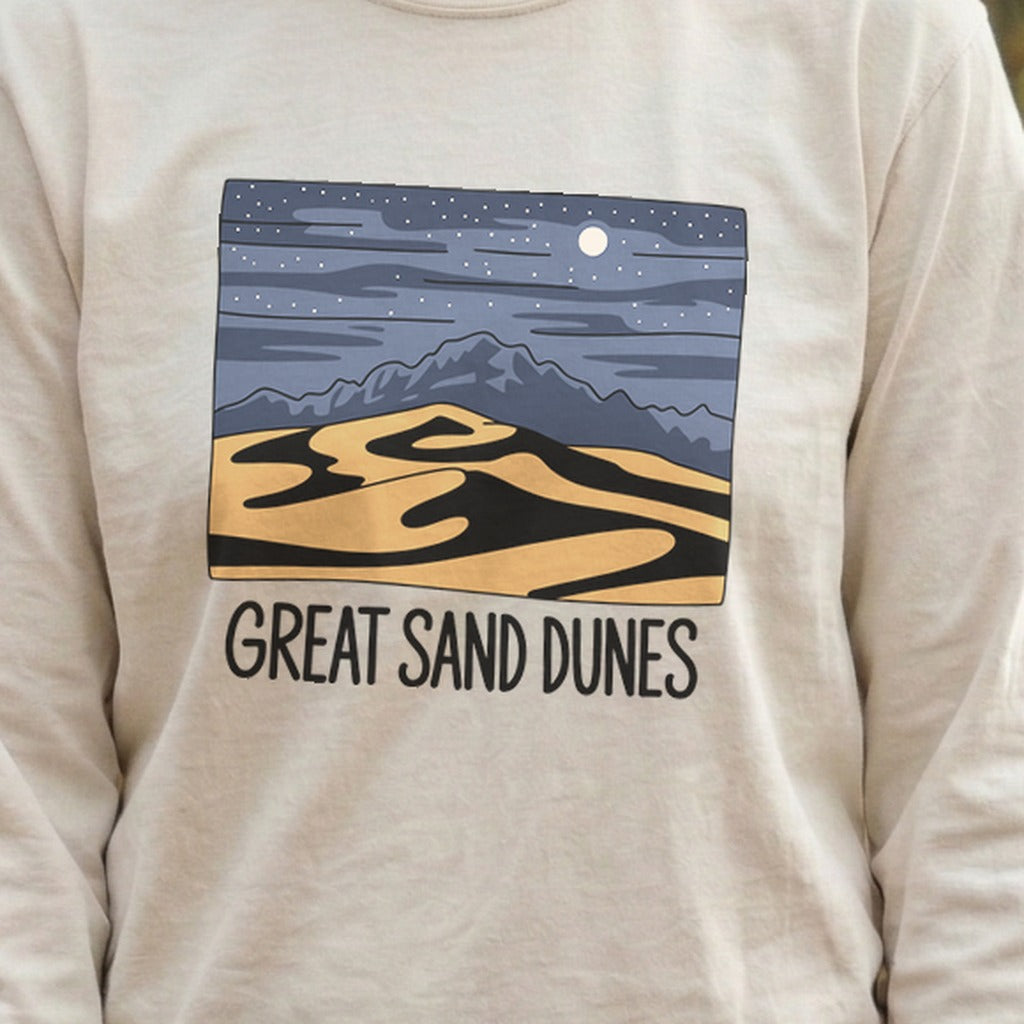 Great Sand Dunes at Night Premium Long Sleeve