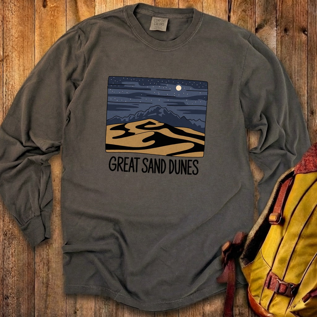 Great Sand Dunes at Night Premium Long Sleeve