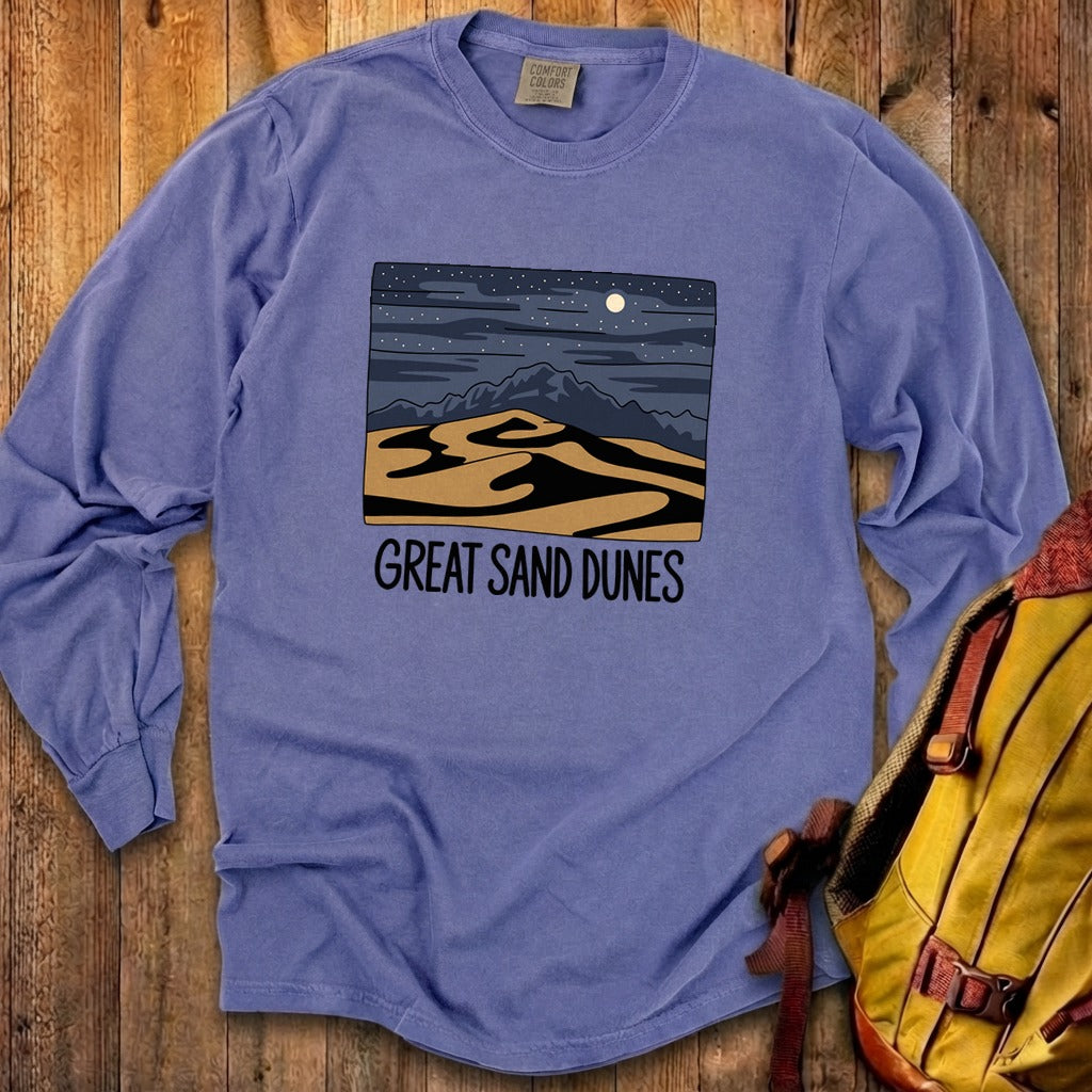 Great Sand Dunes at Night Premium Long Sleeve