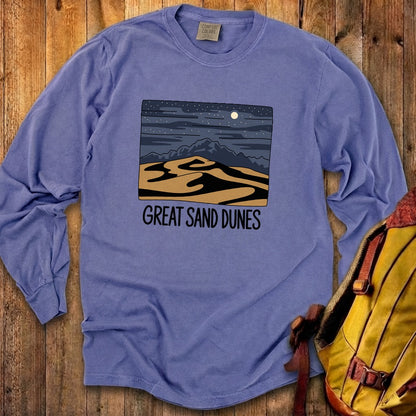 Great Sand Dunes at Night Premium Long Sleeve