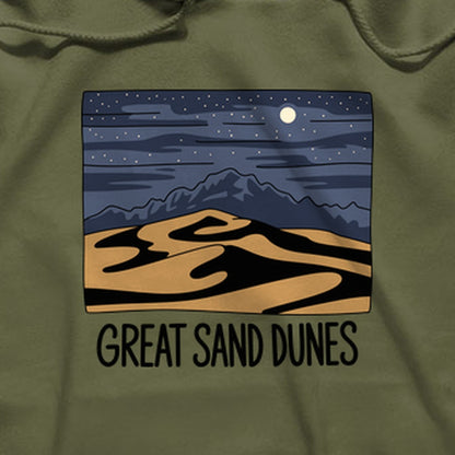 Great Sand Dunes at Night Hoodie