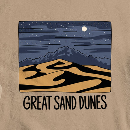 Great Sand Dunes at Night Crewneck Sweatshirt