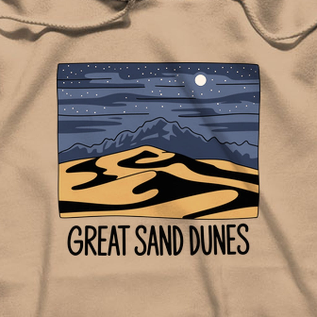 Great Sand Dunes at Night Hoodie