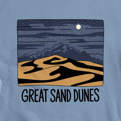 Great Sand Dunes at Night Crewneck Sweatshirt