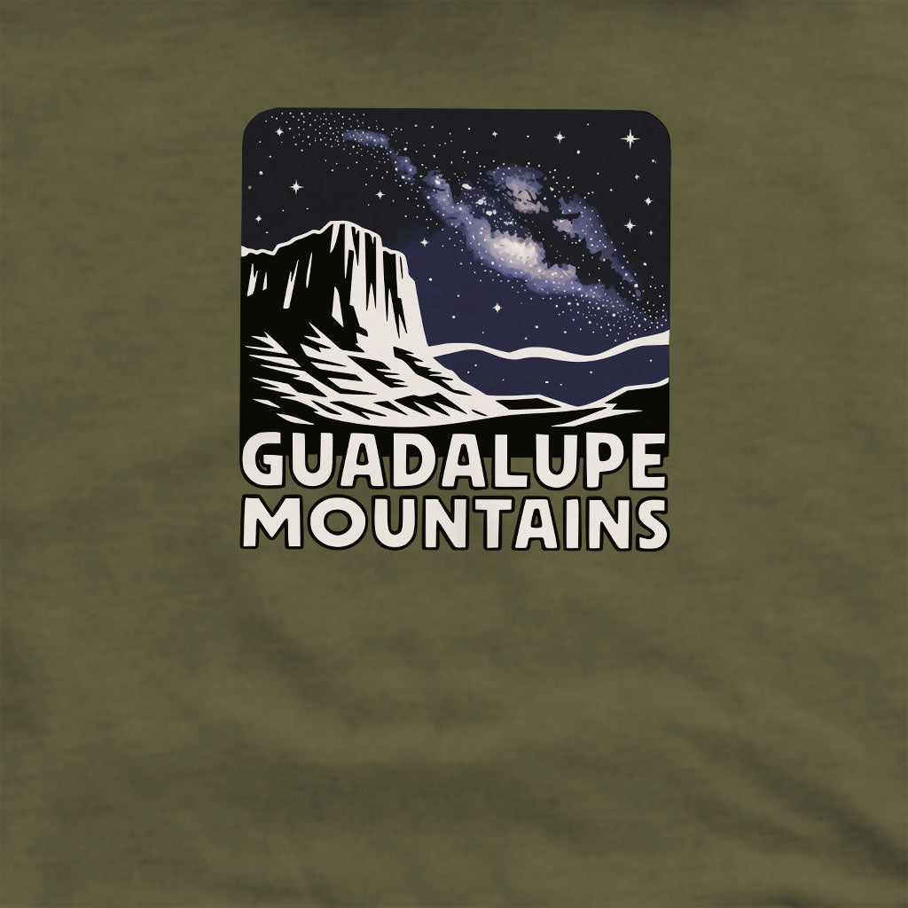 Guadalupe Mountains at Night Crewneck Sweatshirt