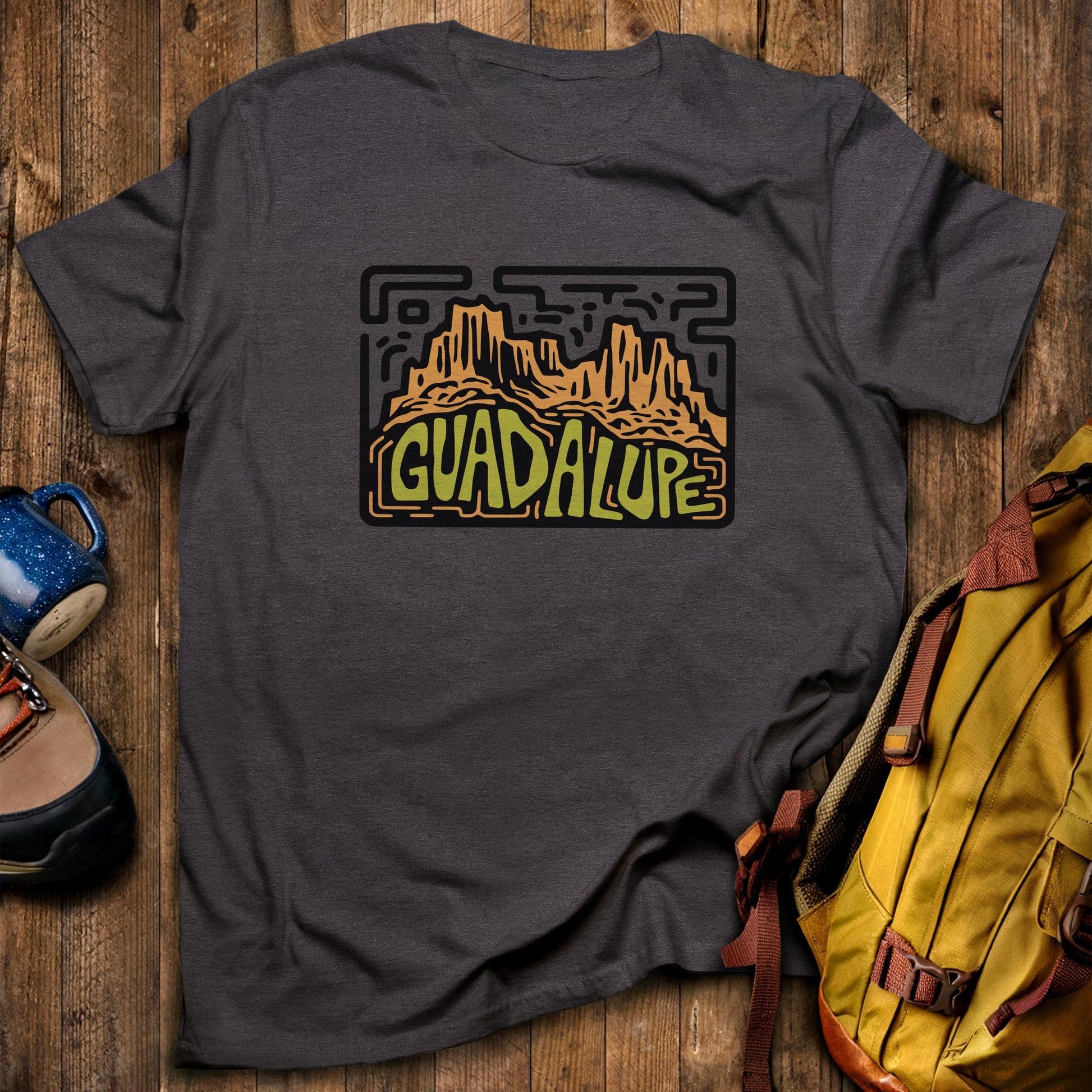 Guadalupe National Park T-Shirt Dark Heather Adventure and Outdoors Themed T-Shirt