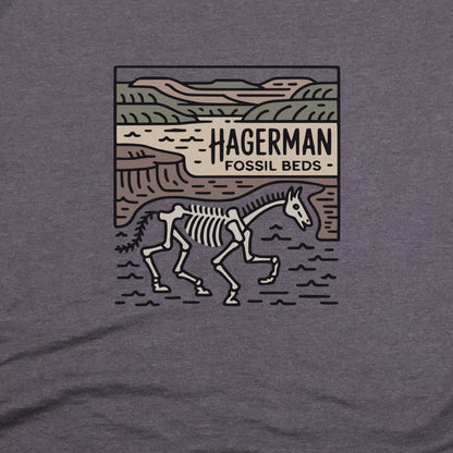 Hagerman Fossil Beds National Monument T-Shirt Adventure and Outdoors Themed T-Shirt