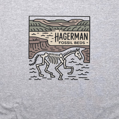 Hagerman Fossil Beds National Monument T-Shirt Adventure and Outdoors Themed T-Shirt