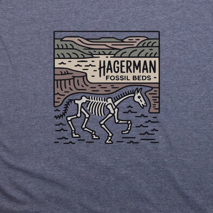 Hagerman Fossil Beds National Monument T-Shirt Adventure and Outdoors Themed T-Shirt