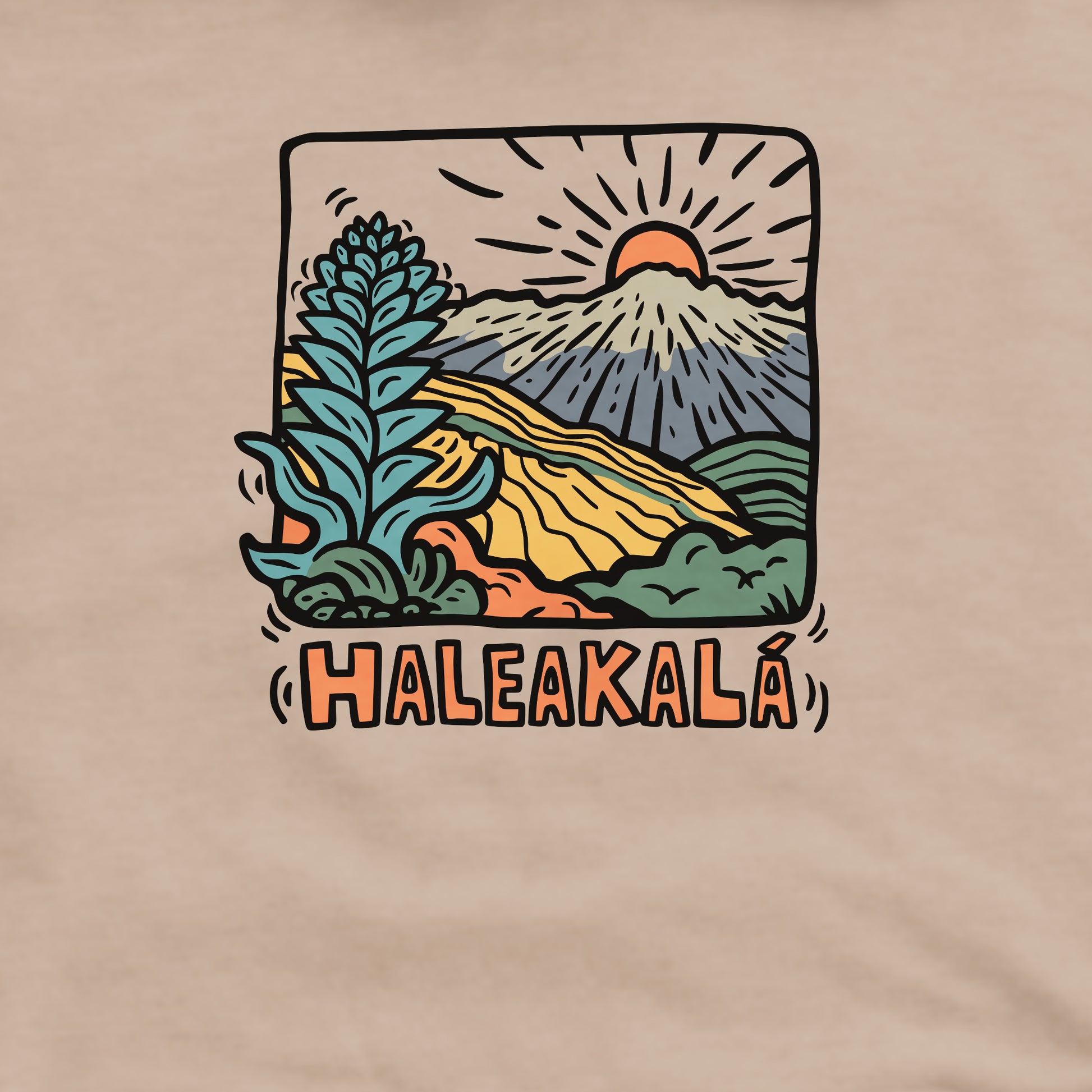 Haleakala National Park Crewneck Sweatshirt Adventure and Outdoors Themed Sweatshirt