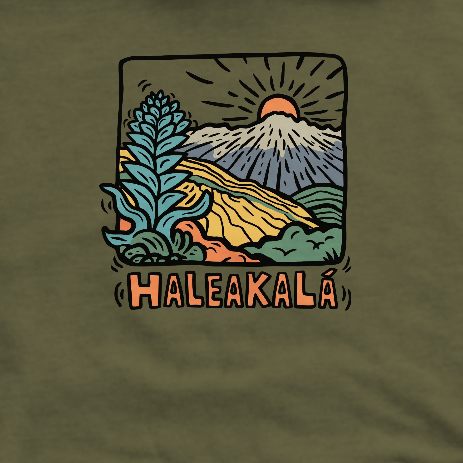 Haleakala National Park Crewneck Sweatshirt Adventure and Outdoors Themed Sweatshirt