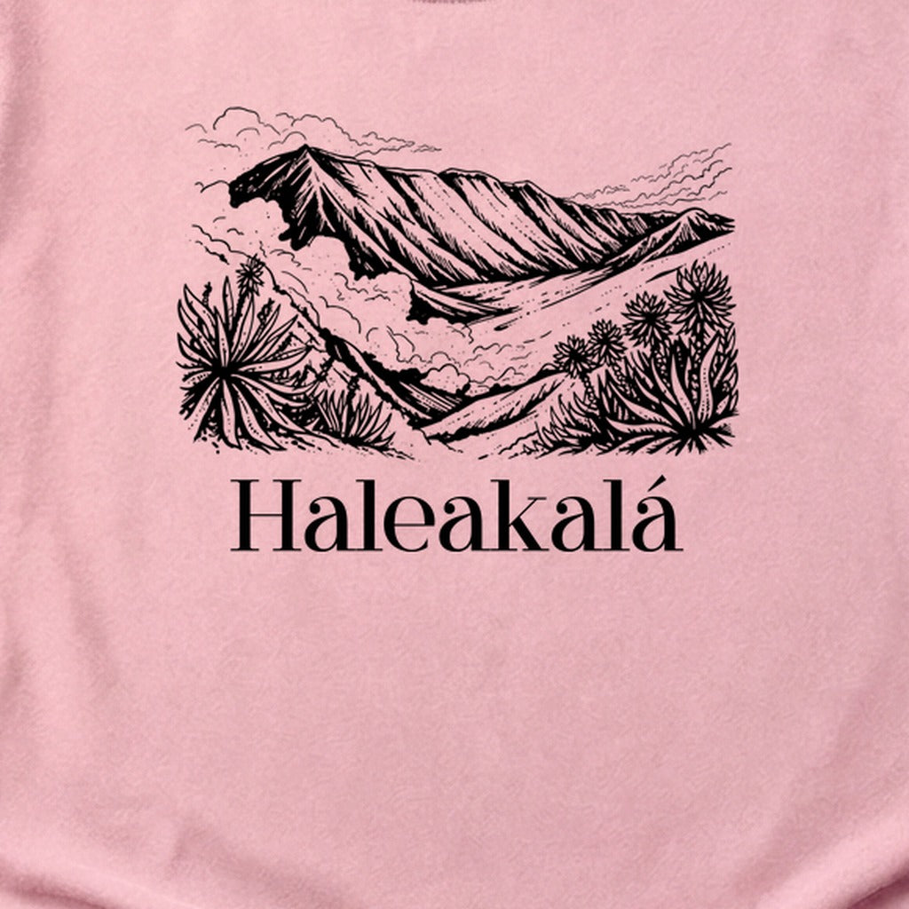 Haleakalā National Park Line Drawing Cotton T-Shirt