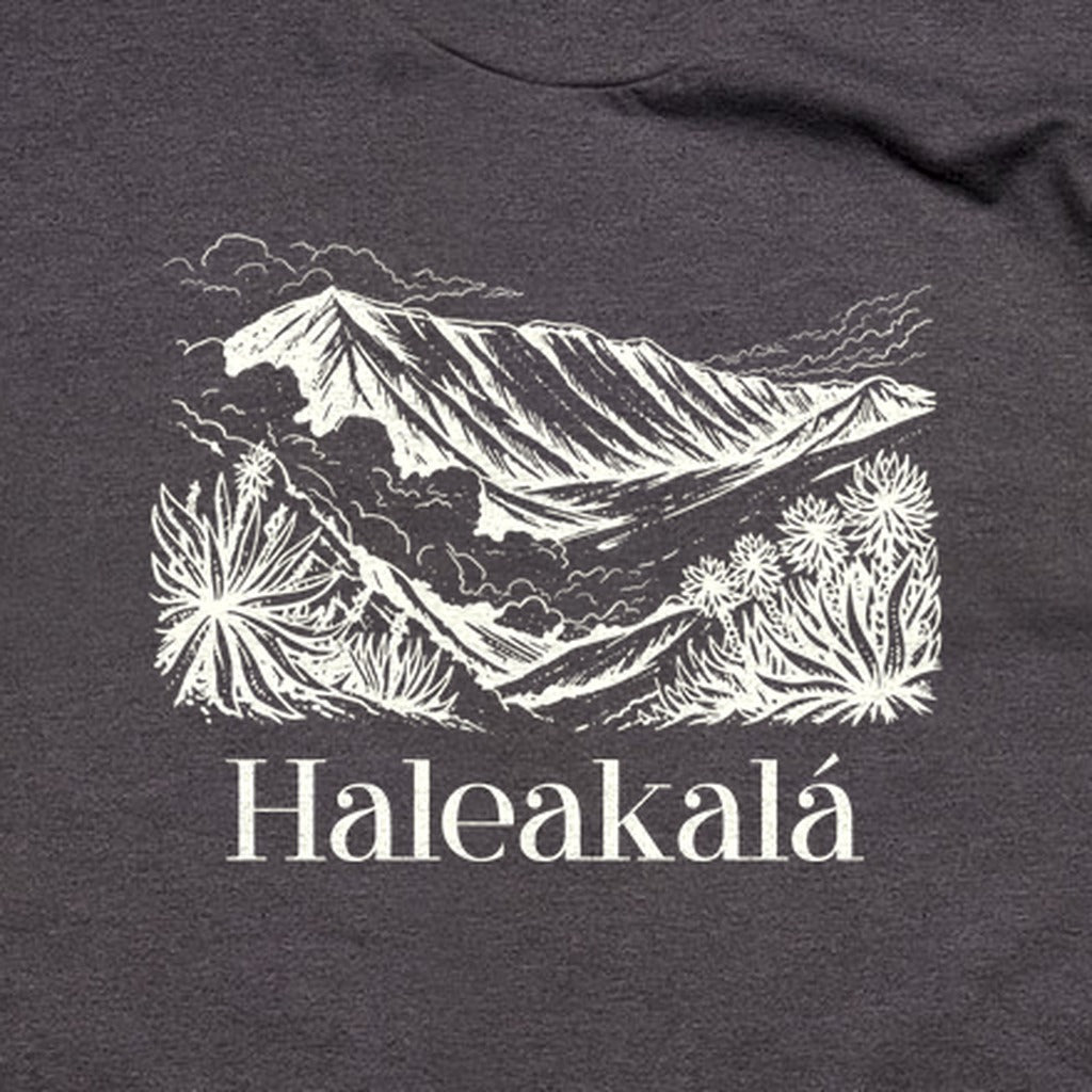 Haleakalā National Park Line Drawing T-Shirt