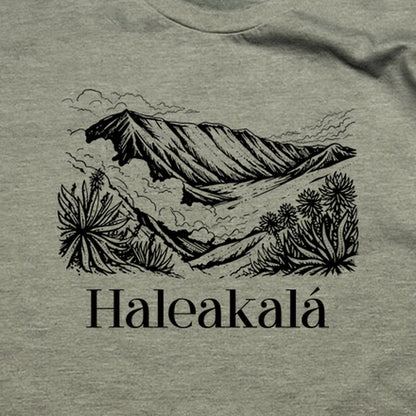 Haleakalā National Park Line Drawing T-Shirt