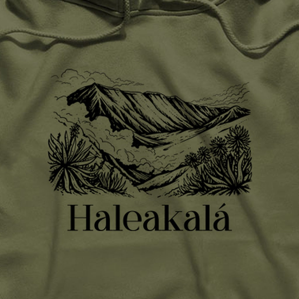 Haleakalā National Park Line Drawing Hoodie