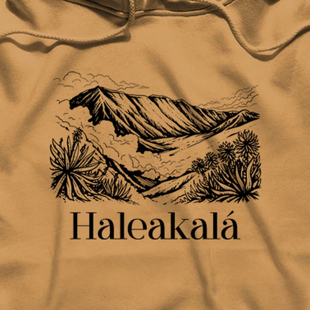 Haleakalā National Park Line Drawing Hoodie