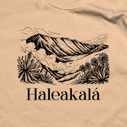 Haleakalā National Park Line Drawing T-Shirt