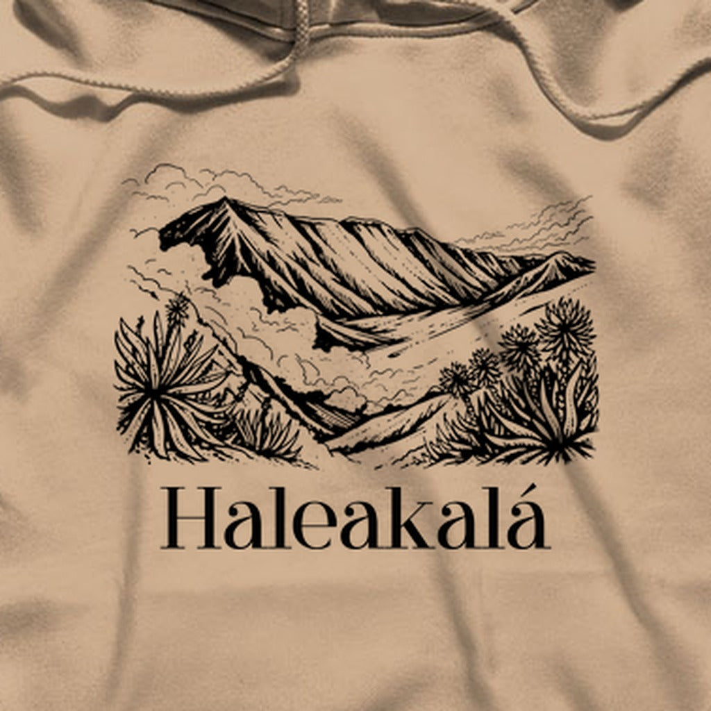 Haleakalā National Park Line Drawing Hoodie