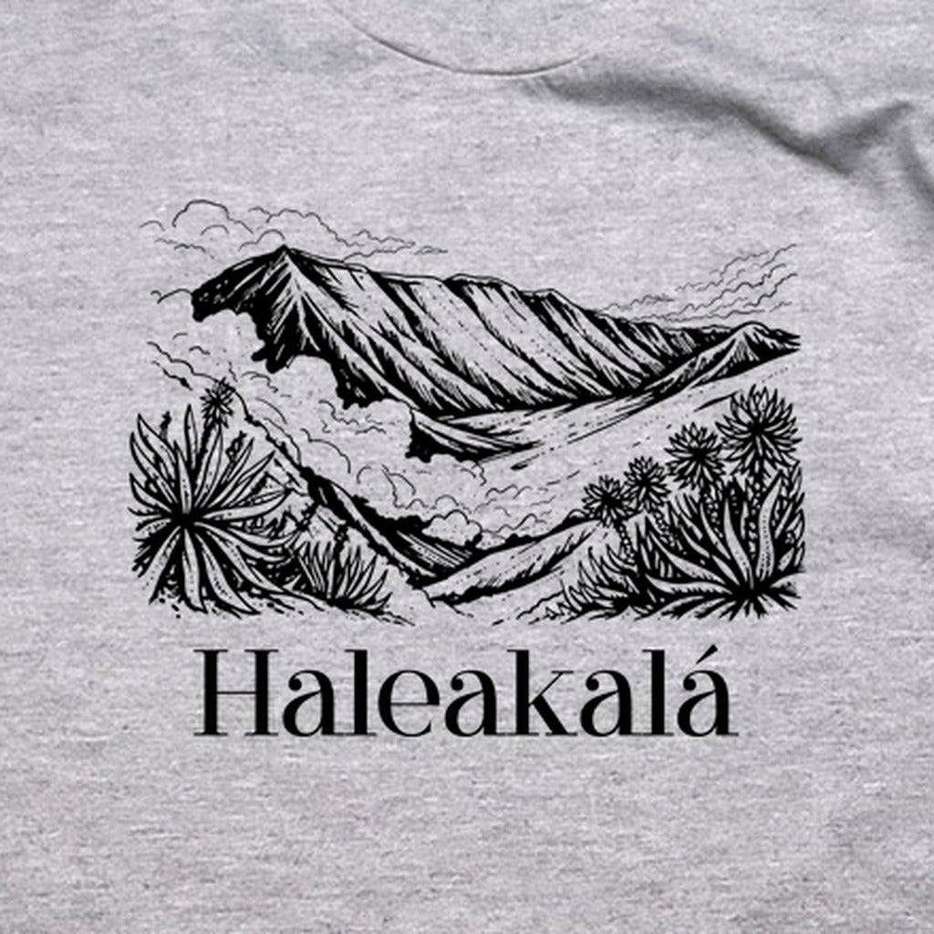 Haleakalā National Park Line Drawing T-Shirt
