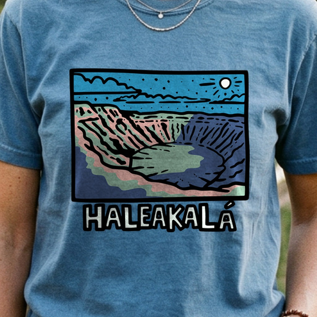 Haleakala at Night Cotton T-Shirt