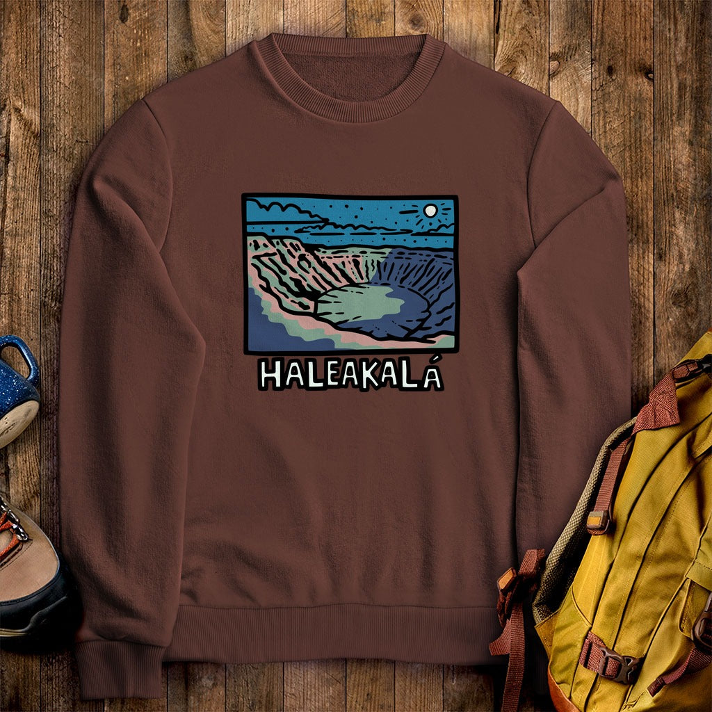 Haleakala at Night Crewneck Sweatshirt