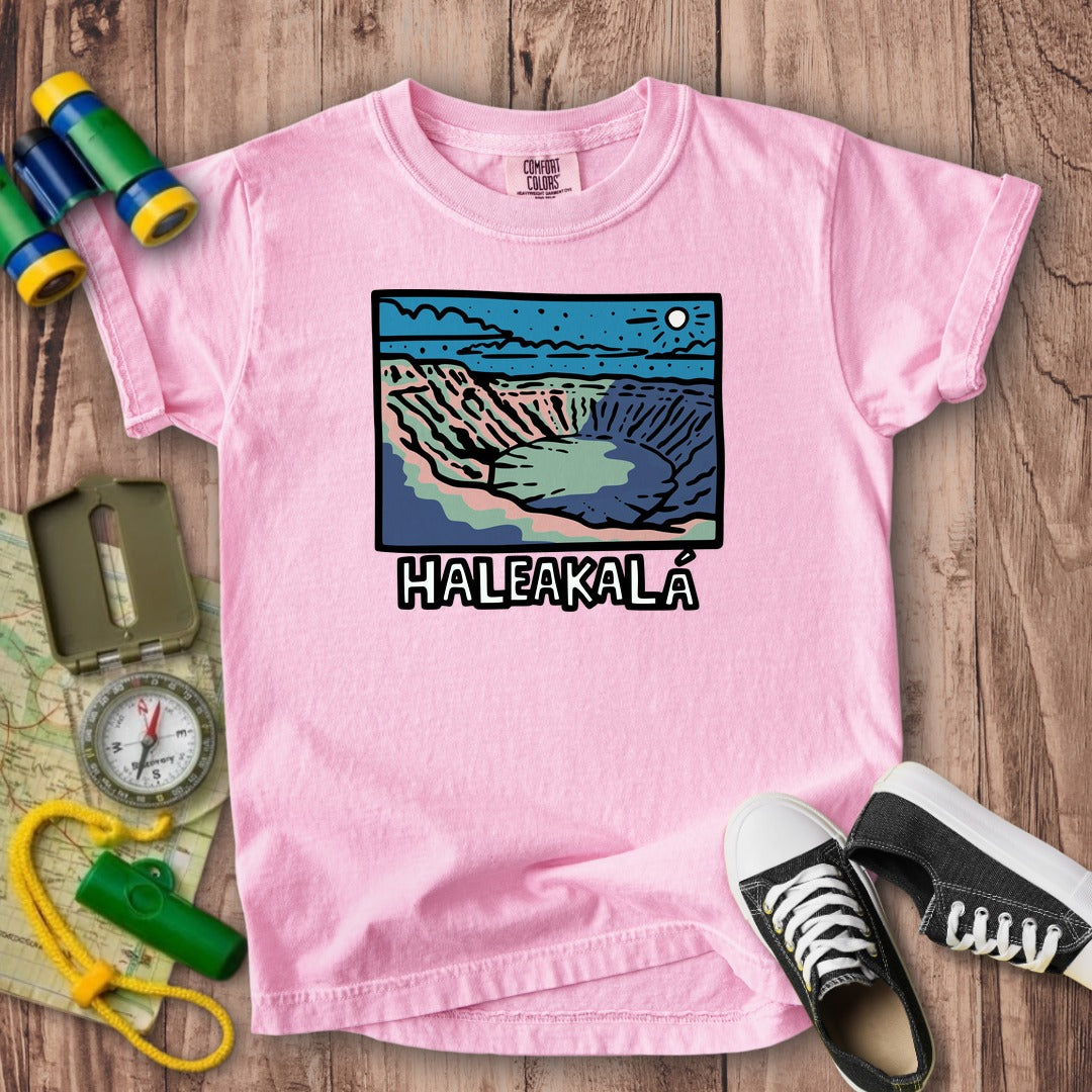 Haleakala at Night Kids Cotton T-Shirt