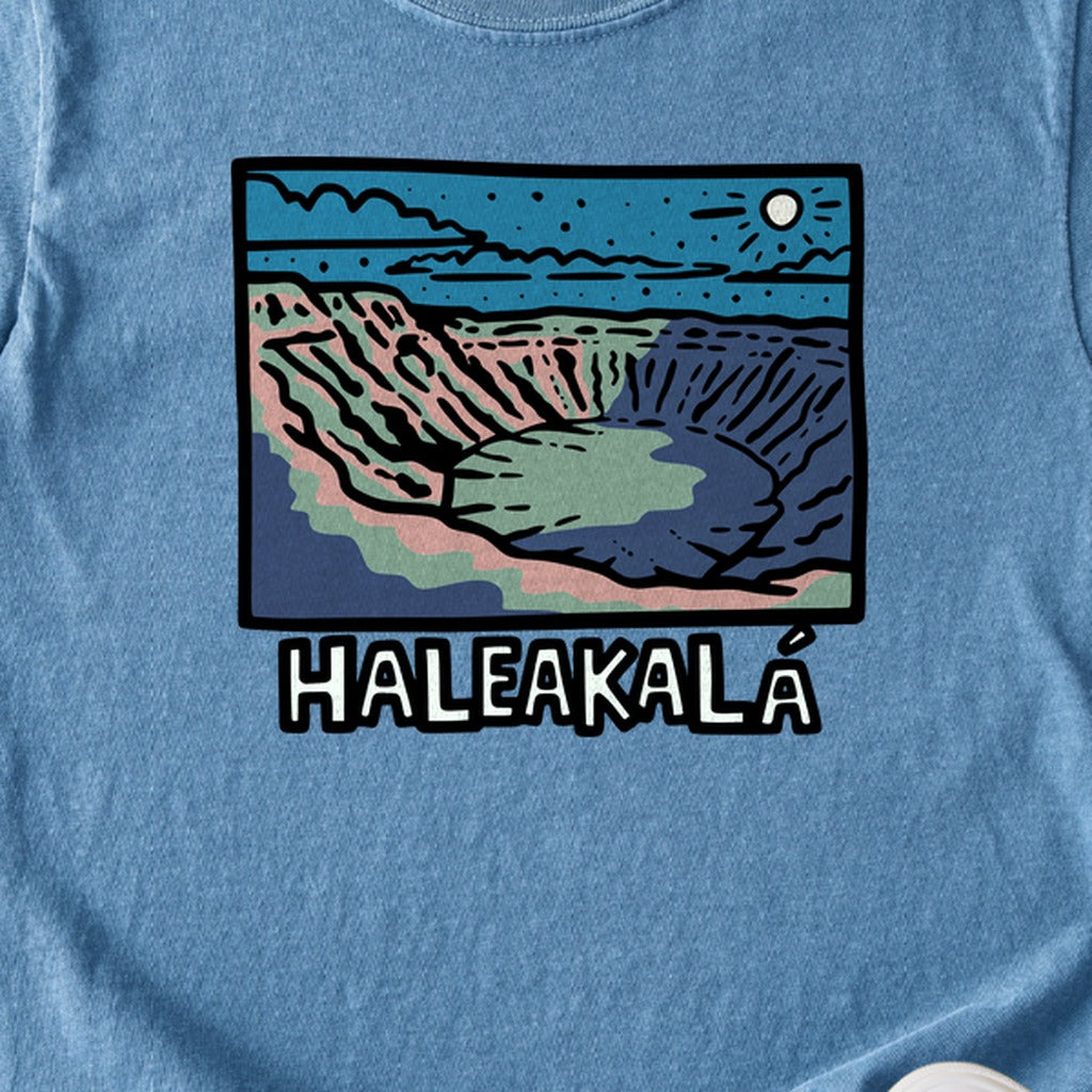 Haleakala at Night Kids Cotton T-Shirt