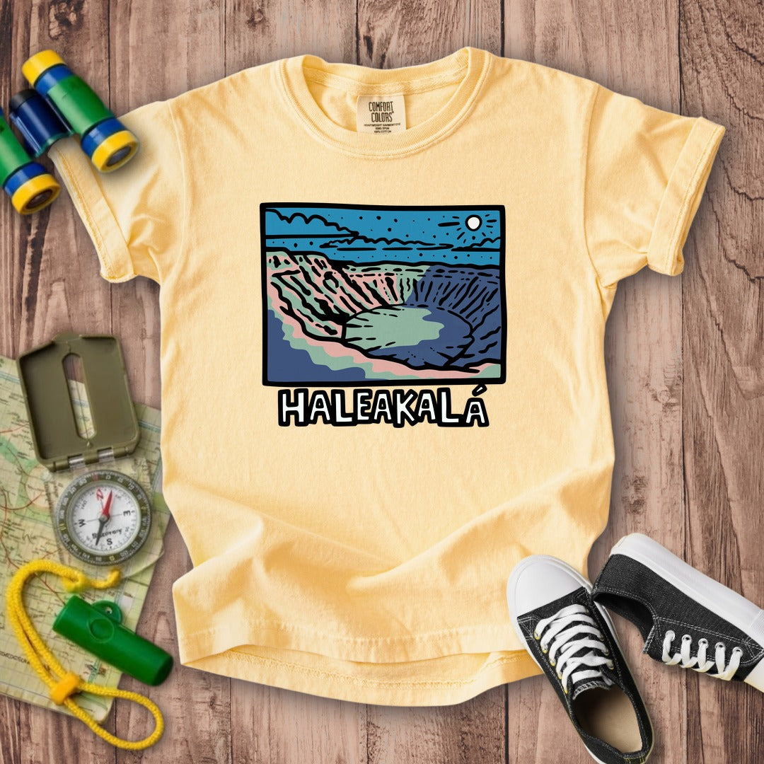 Haleakala at Night Kids Cotton T-Shirt