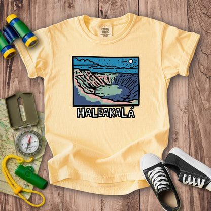 Haleakala at Night Kids Cotton T-Shirt