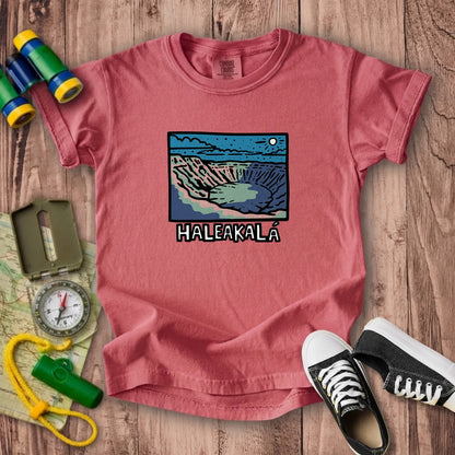 Haleakala at Night Kids Cotton T-Shirt