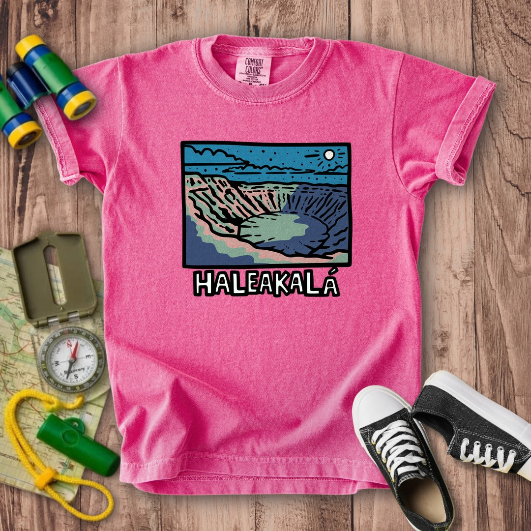 Haleakala at Night Kids Cotton T-Shirt