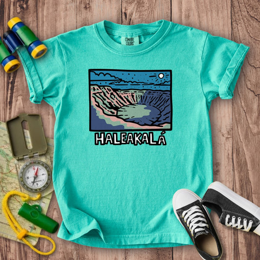 Haleakala at Night Kids Cotton T-Shirt