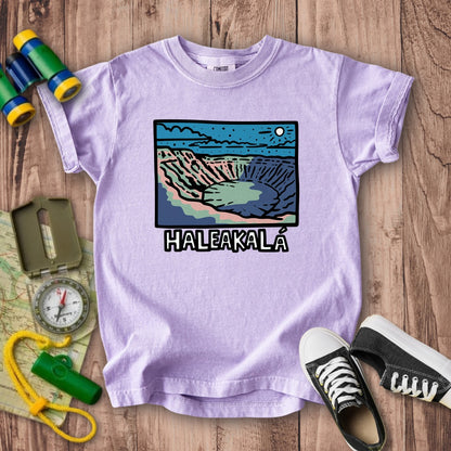 Haleakala at Night Kids Cotton T-Shirt