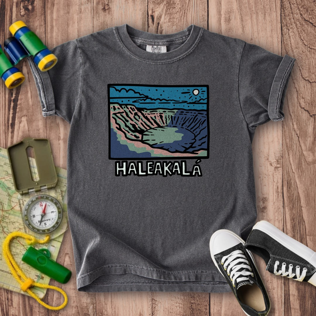 Haleakala at Night Kids Cotton T-Shirt