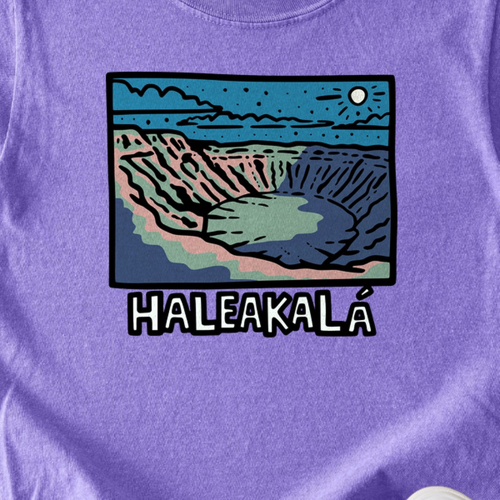 Haleakala at Night Kids Cotton T-Shirt