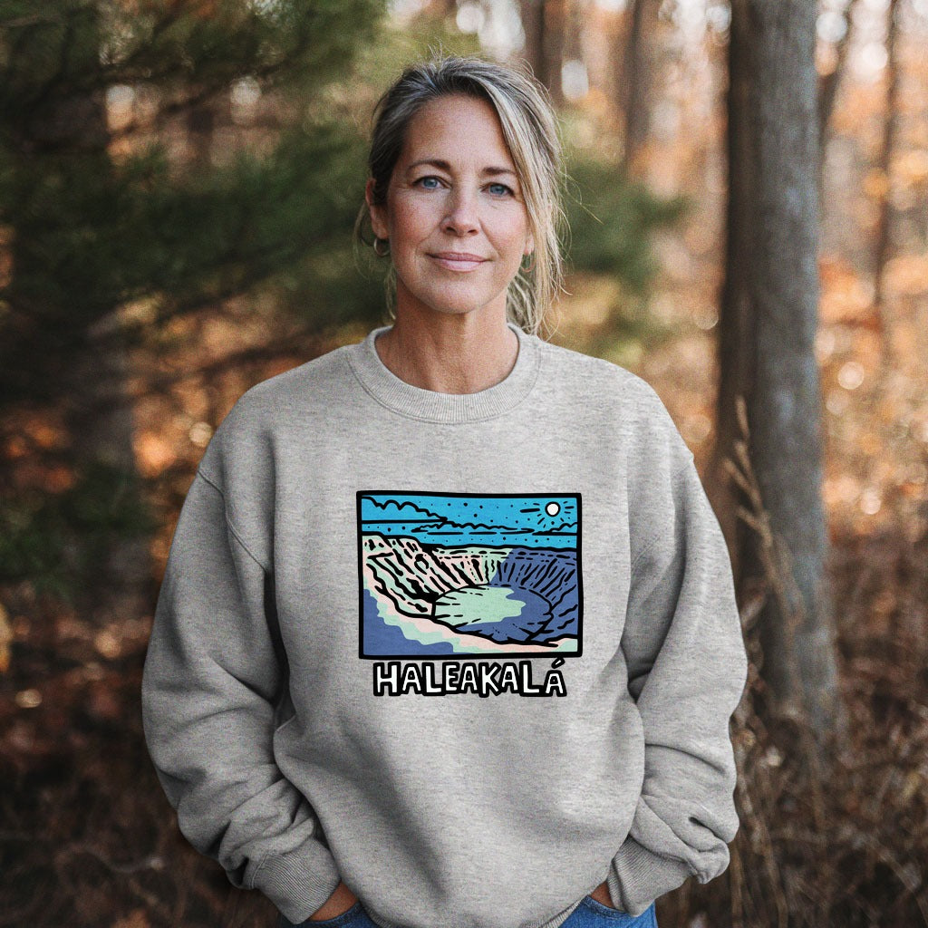 Haleakala at Night Crewneck Sweatshirt