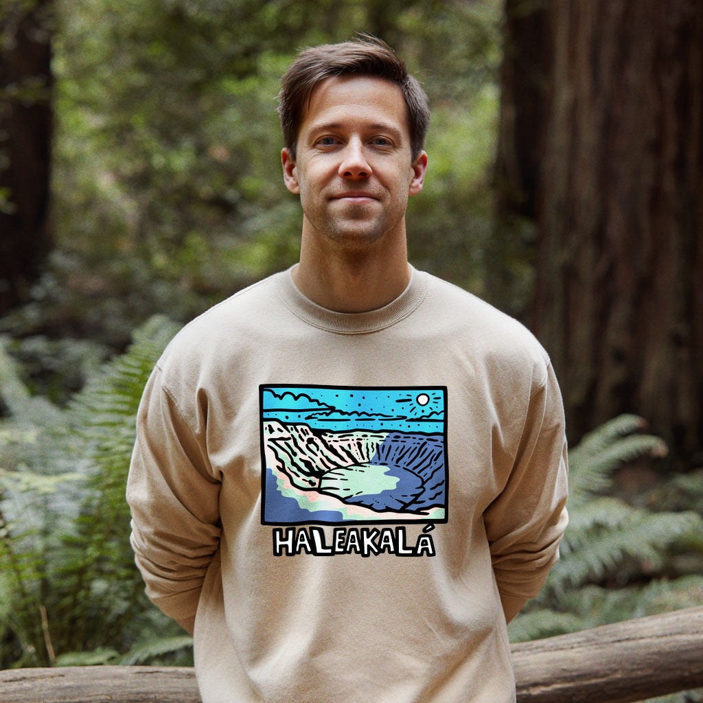 Haleakala at Night Crewneck Sweatshirt