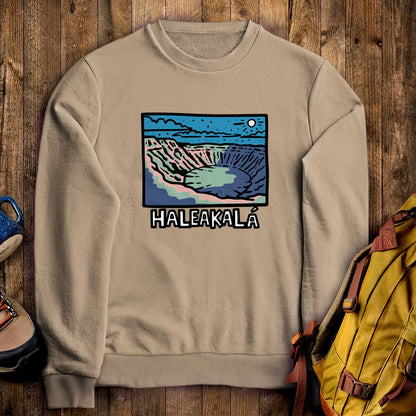 Haleakala at Night Crewneck Sweatshirt